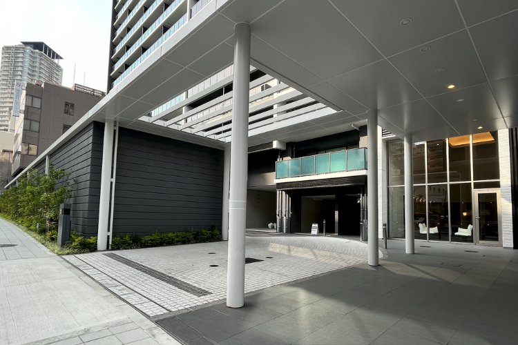 シティテラス谷町四丁目のエントランス